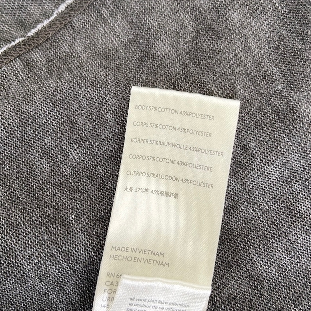 NWT Free People Gray V-Neck Women Top - Picture 10 of 11